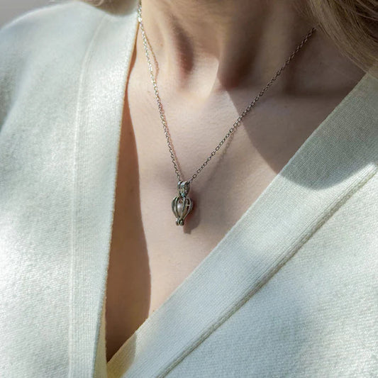 The Ocean’s Secret — Real Pearl Necklace